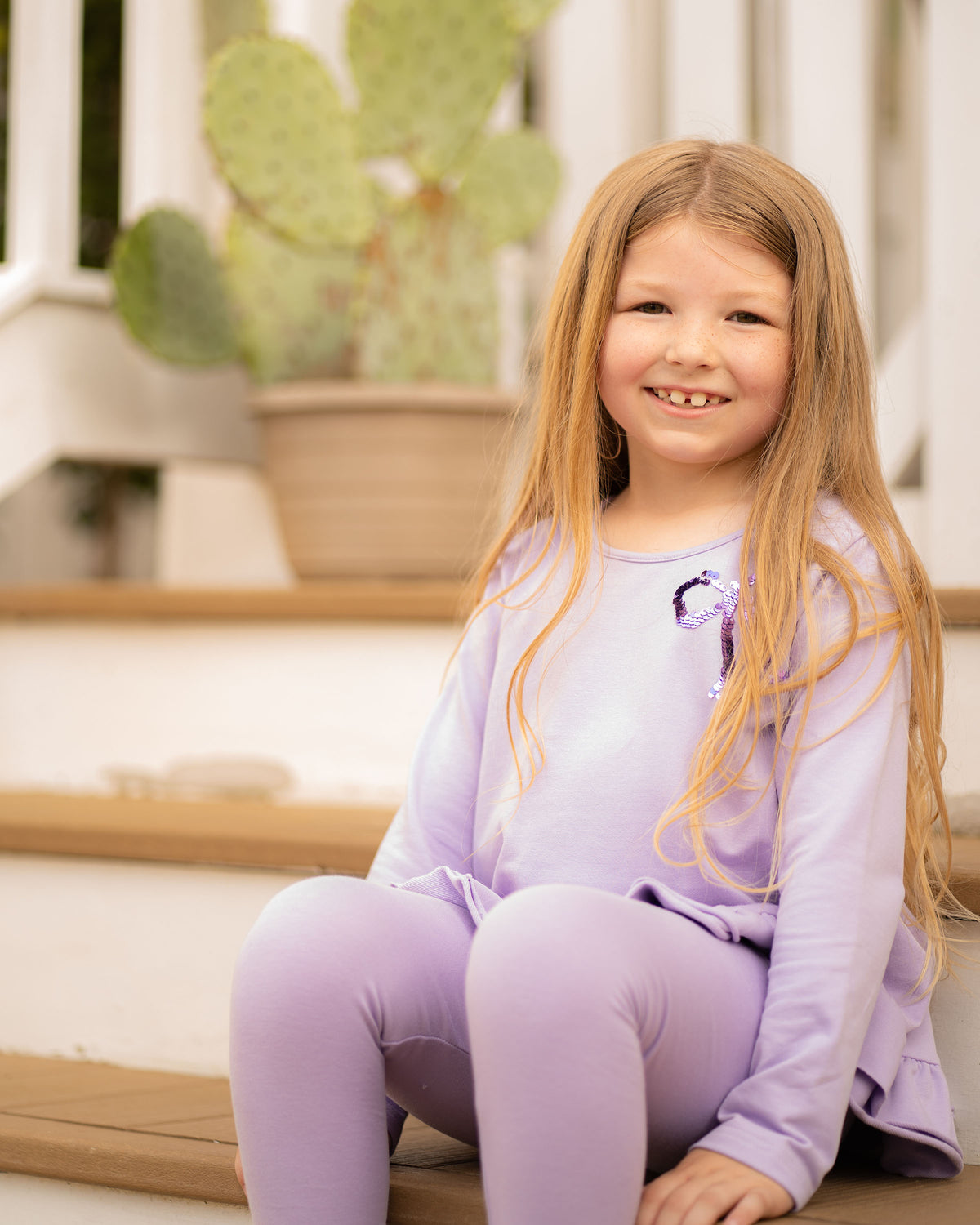 Tinley Top with Bow - Lavender