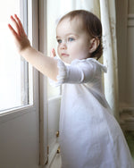 Ava Daygown & Diaper Cover - White