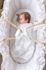 Lambikins Moses Basket Set - Pink