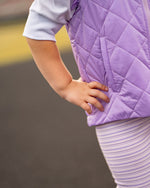 Vera Vest with Ruffle - Lilac