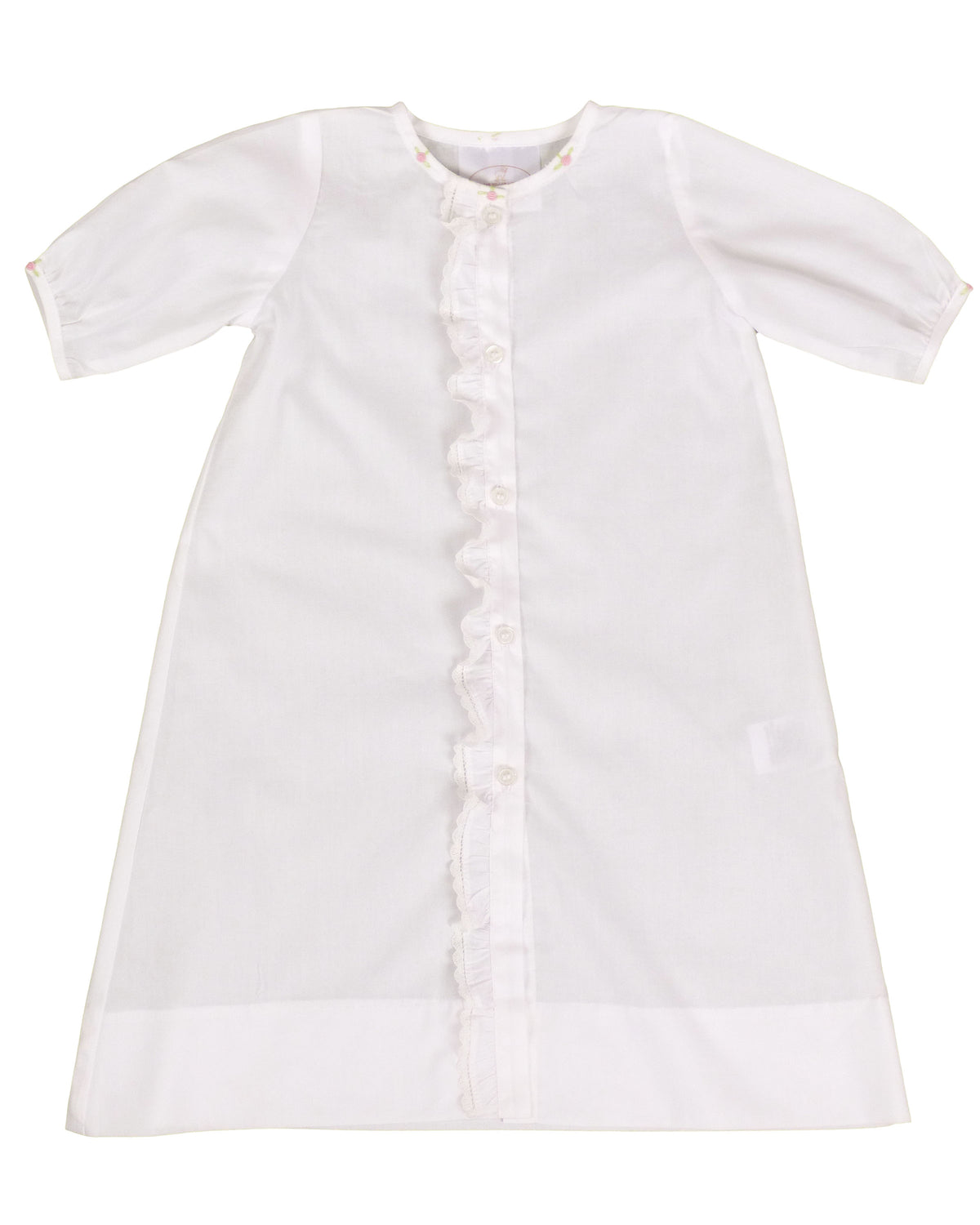 Linden Rose Daygown & Diaper Cover - White