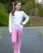 Molly Mock-Collar Shirt in White