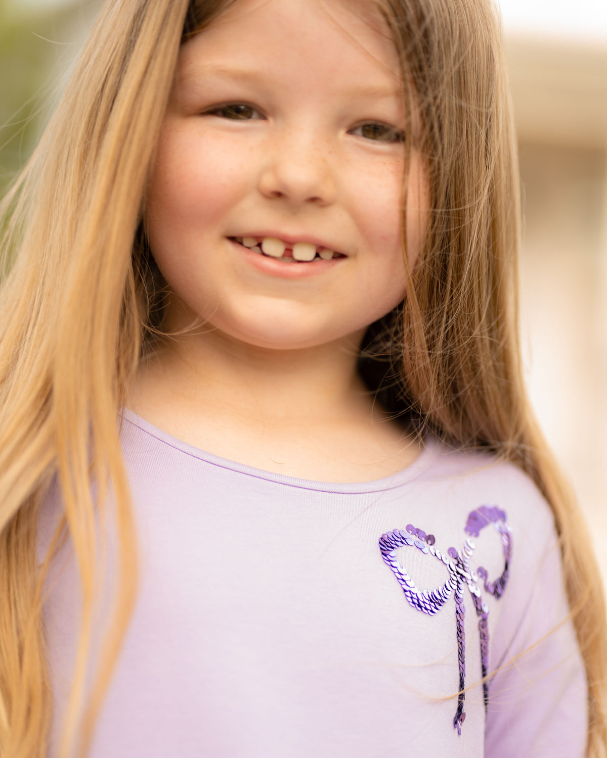 Tinley Top with Bow - Lavender