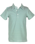 Game Day Patrick Shirt: Green and White Stripe