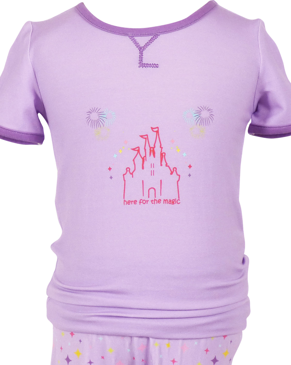Here For The Magic: Lambie Jammies: Purple Short Sleeve