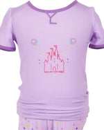 Here For The Magic: Lambie Jammies: Purple Short Sleeve
