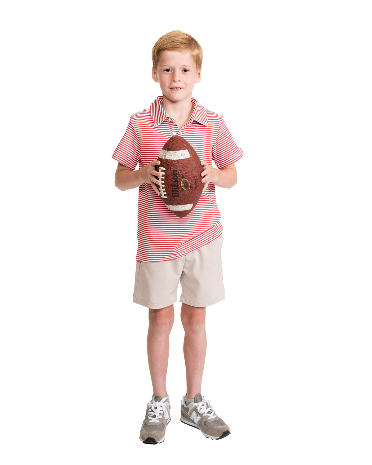 Game Day Patrick Shirt - Red and White Stripe