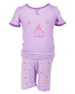 Here For The Magic: Lambie Jammies: Purple Short Sleeve