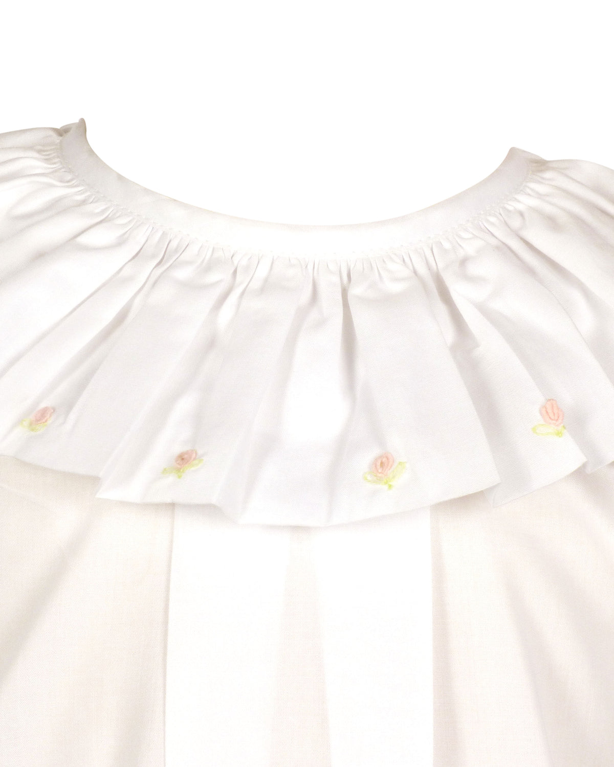 Ava Daygown & Diaper Cover - White