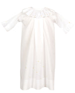 Ava Daygown & Diaper Cover - White