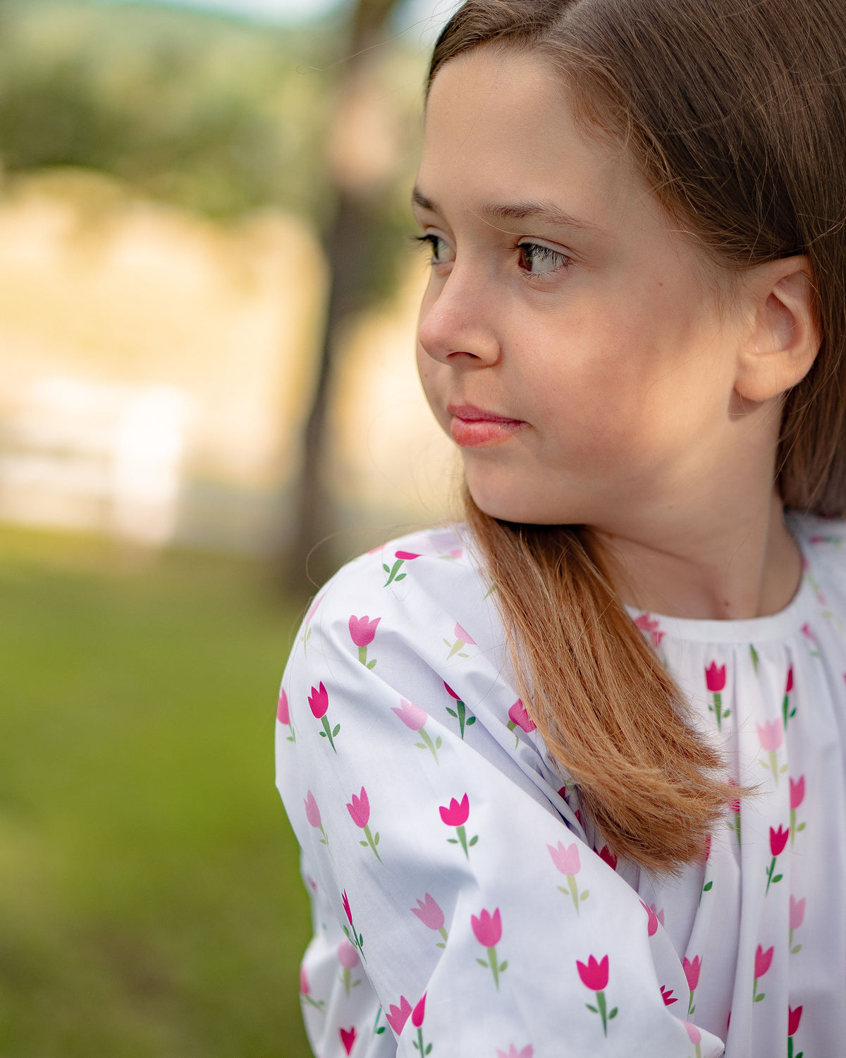 Scarlett Dress - Field of Pink
