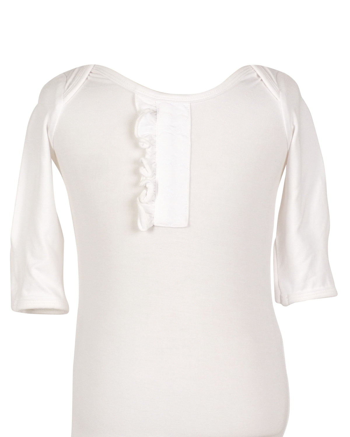 Cinch Sack with Ruffle & Hat - Angel White
