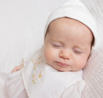 Lambikins Daygown & Diaper Cover - Woven Cream - Straight Yoke