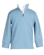 Game Day Quarter Zip - Light Blue