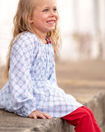 Gloria Geometric - Gabby Gathered Neck Tunic