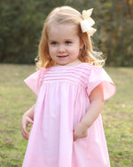 Priscilla Pleated Dress: Pink