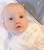 Lambikins Daygown & Diaper Cover - Woven Blue