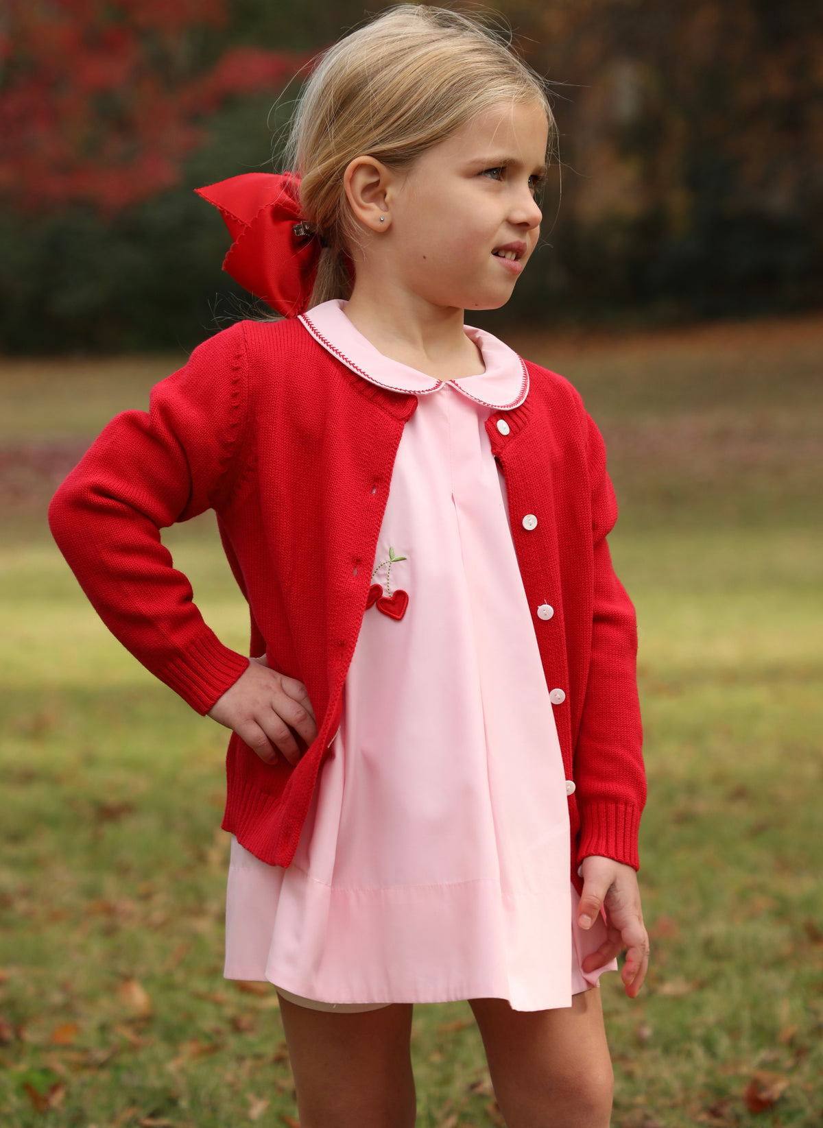Carey Cardigan - Red