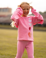 Tabby Top with Hearts - Hombre Hearts