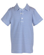 Game Day Patrick Shirt - Blue and White Stripe