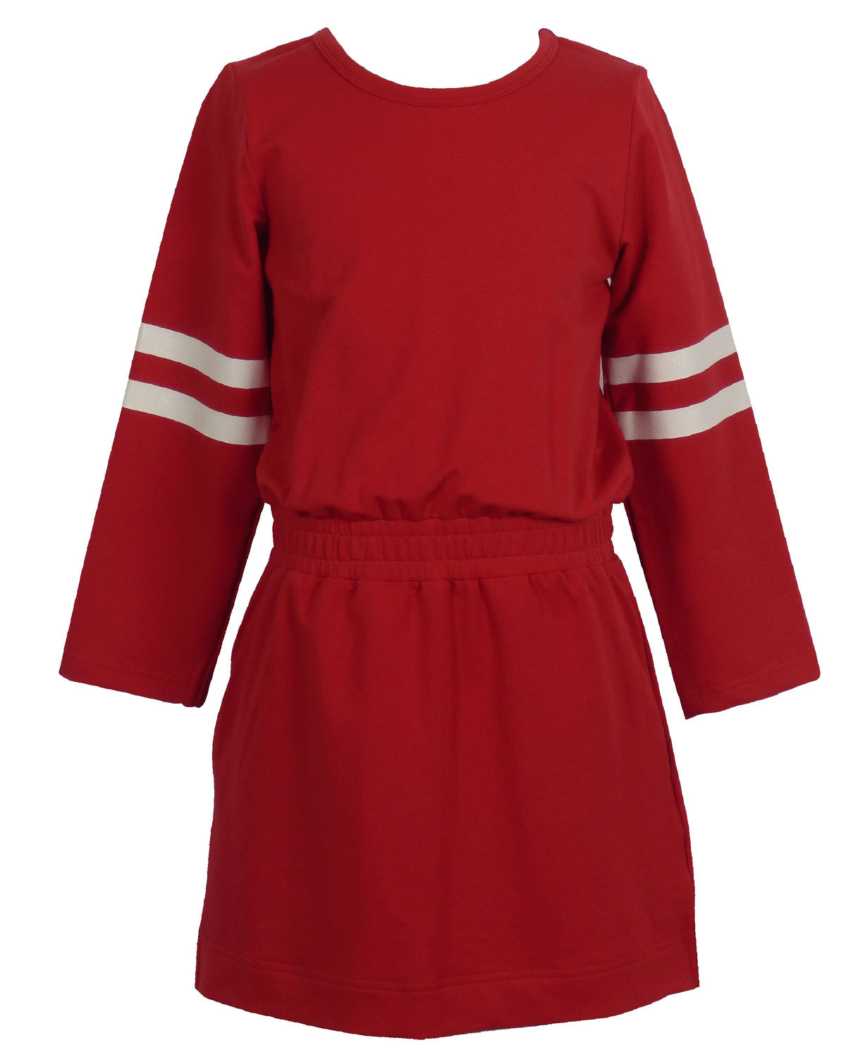 Game Day Glitter Dress - Burgundy