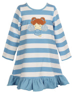 Game Day Cheer Dress - Light Blue