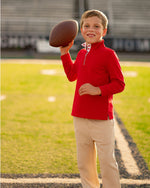 Game Day Quarter Zip - Red
