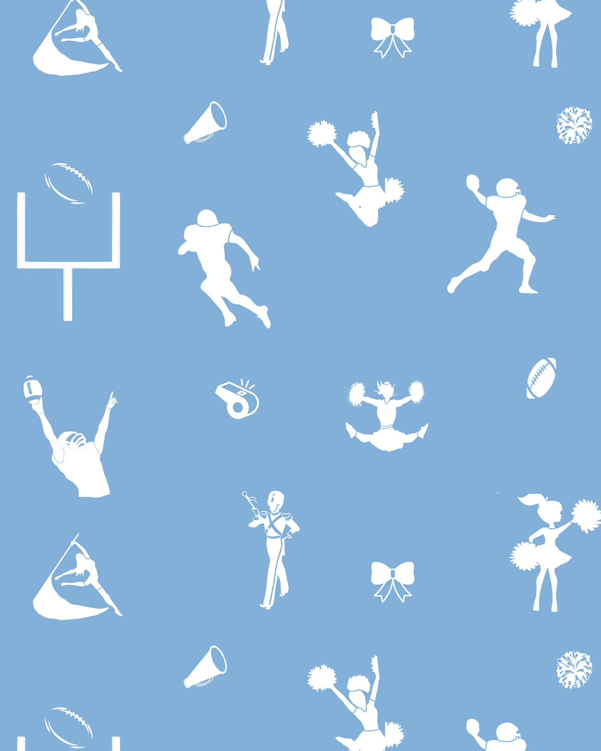 Game Day Tier Dress - Light Blue