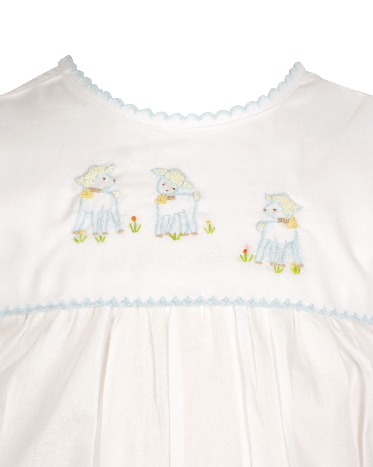 Lambikins Bubble - Woven Blue