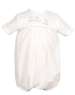 Lambikins Bubble - Woven Blue