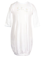 Lambikins Daygown - Egyptian Cotton Knit - Blue