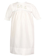 Lambikins Daygown & Diaper Cover - Woven Blue