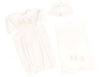 Lambikins Gift Set - Egyptian Cotton Knit - Cream