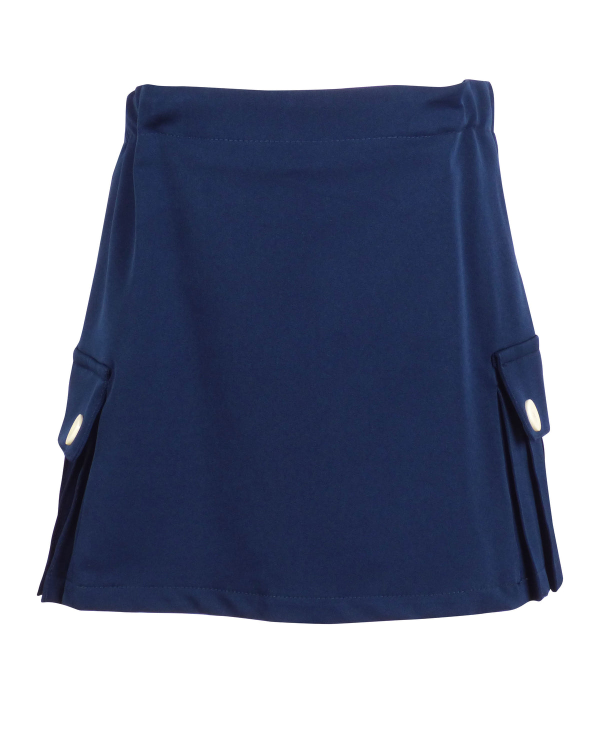 TYL Scholar Side Pleat Skort in Performance Navy