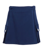 TYL Scholar Side Pleat Skort in Performance Navy
