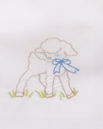 Diaper Cover Set: Blue Lamb