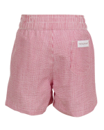 Sebastian Pull On Short: Red Seersucker