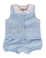 Diaper Cover Set: Sailboats