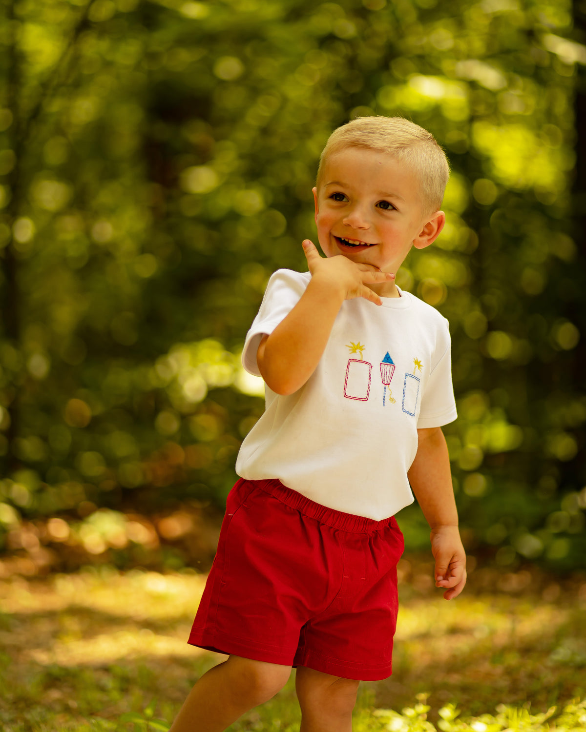 Sebastian Pull On Short: Rivervale Red