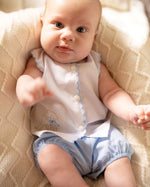 Diaper Cover Set: Blue Lamb
