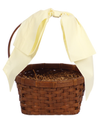 Easter Basket Bow in Cream