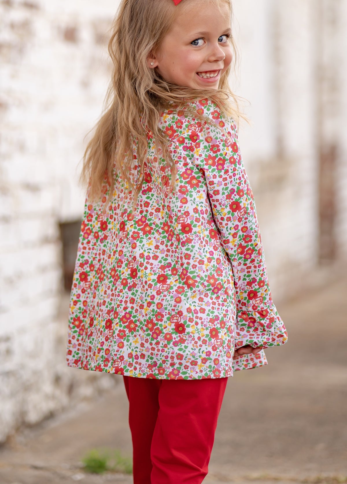 Evergreen Floral - Tollie Tunic