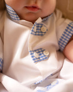 Dayton Daygown in Blue Gingham