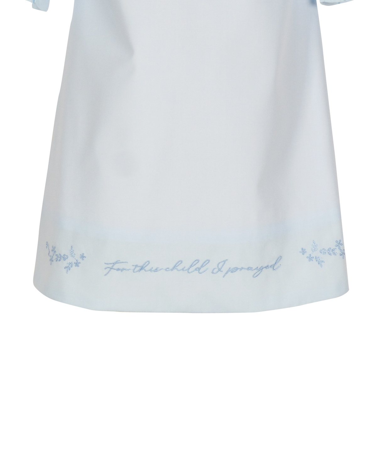 For This Child I Prayed Daygown: Blue