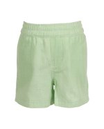 Sebastian Pull On Short: Green Seersucker