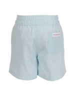 Sebastian Pull On Short: Blue Seersucker