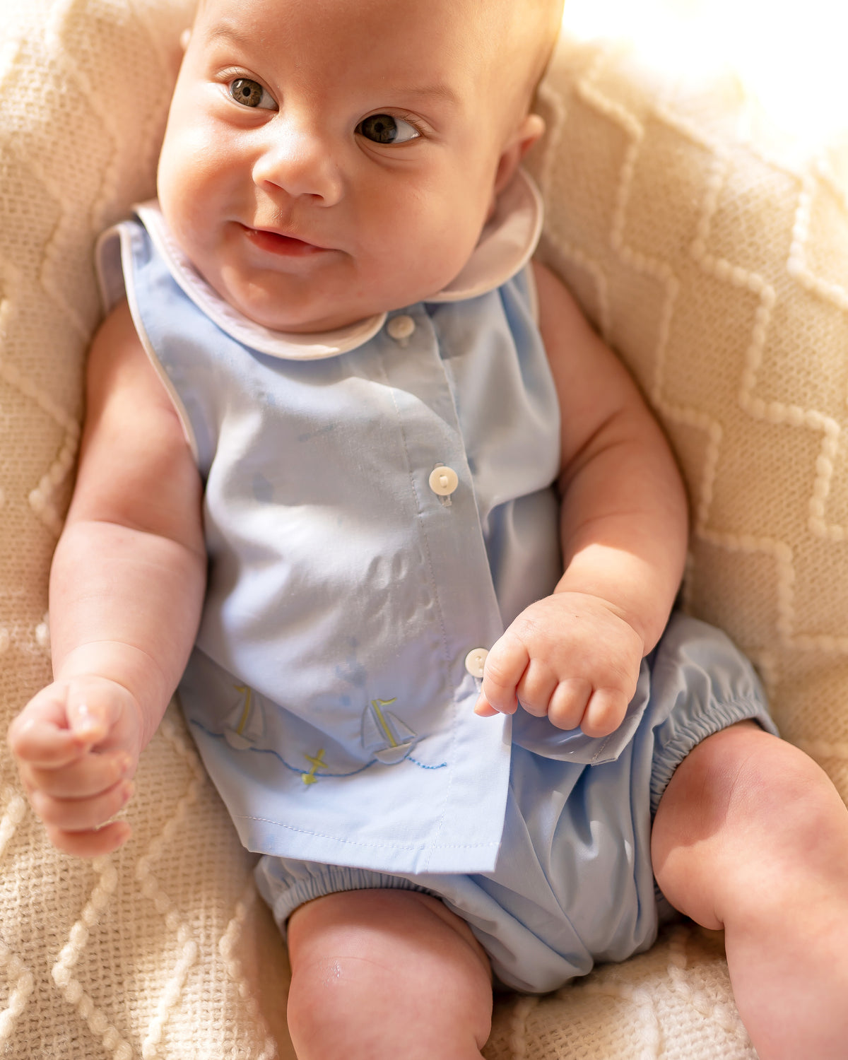 Diaper Cover Set: Sailboats