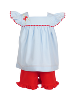 Berry Patch: Rosie Ruffle Top and Shorts