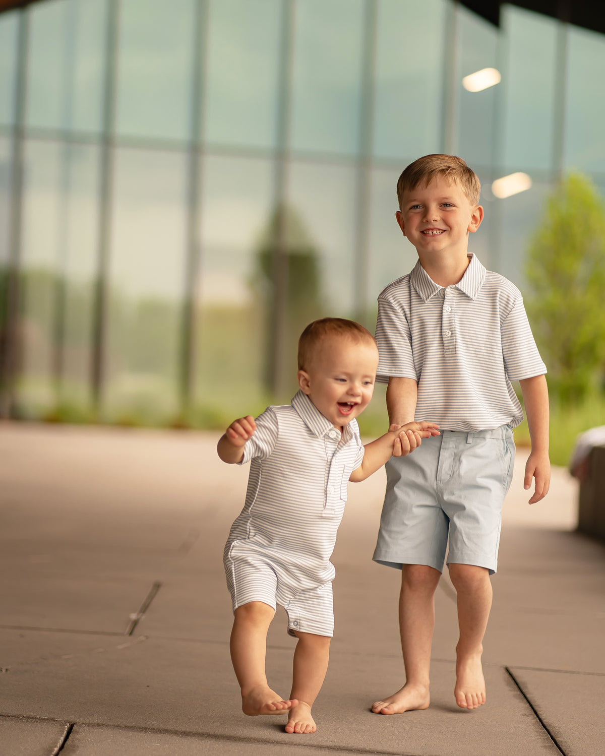 Patrick Shirt: Beacon Blue Stripe