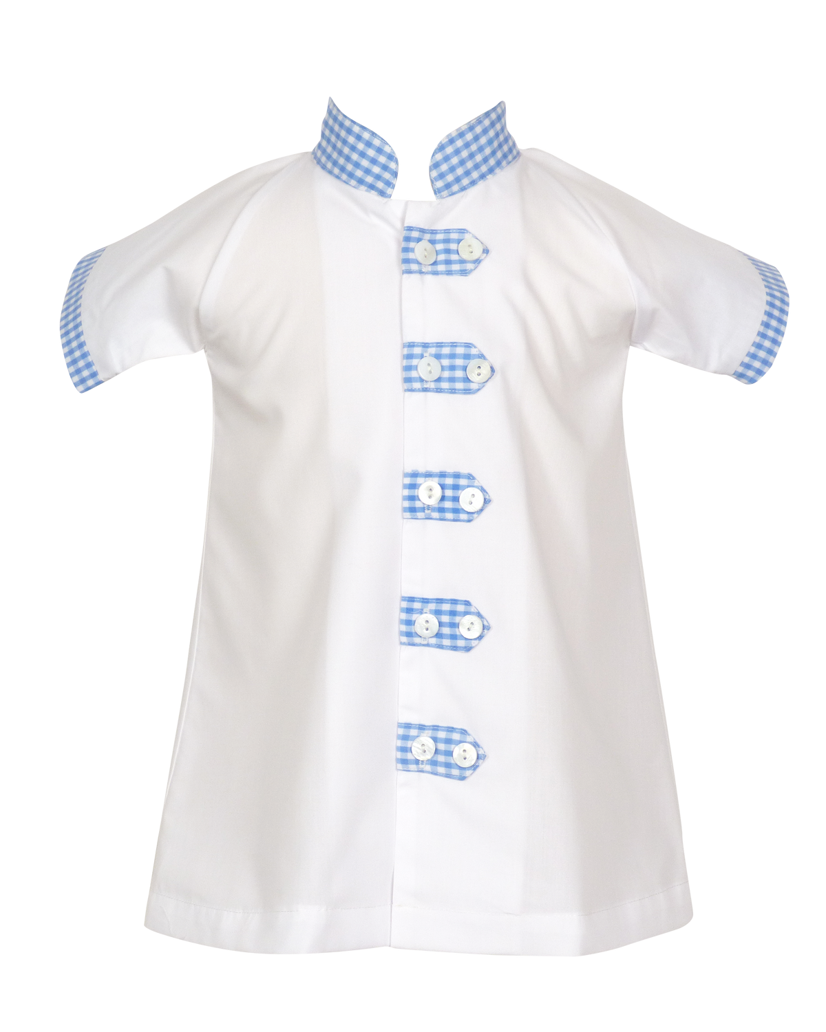 Dayton Daygown in Blue Gingham